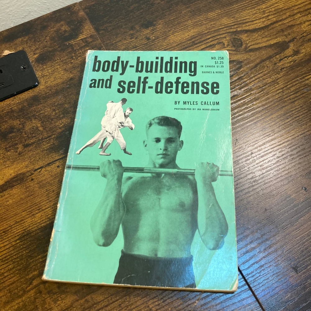 Vintage 1964 Body Building and Self Defense Myles Callum Workout Exercise Book